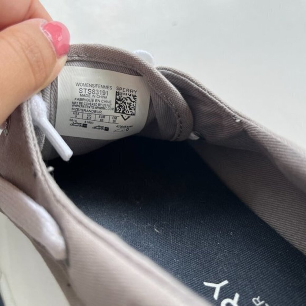 Sperry Top Spider Memory Foam Canvas Sts83191 Wom… - image 4